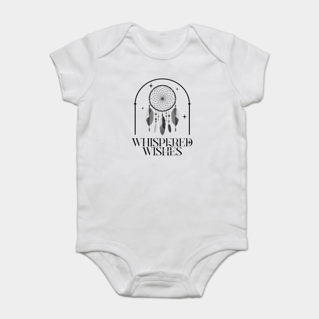Whispered Wishes, trendy image Baby Bodysuit by Vinokurio